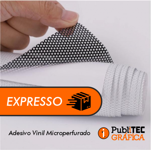 Adesivo Vinil Microperfurado - EXPRESSO