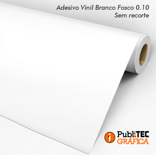 Adesivo Vinil Branco Fosco
